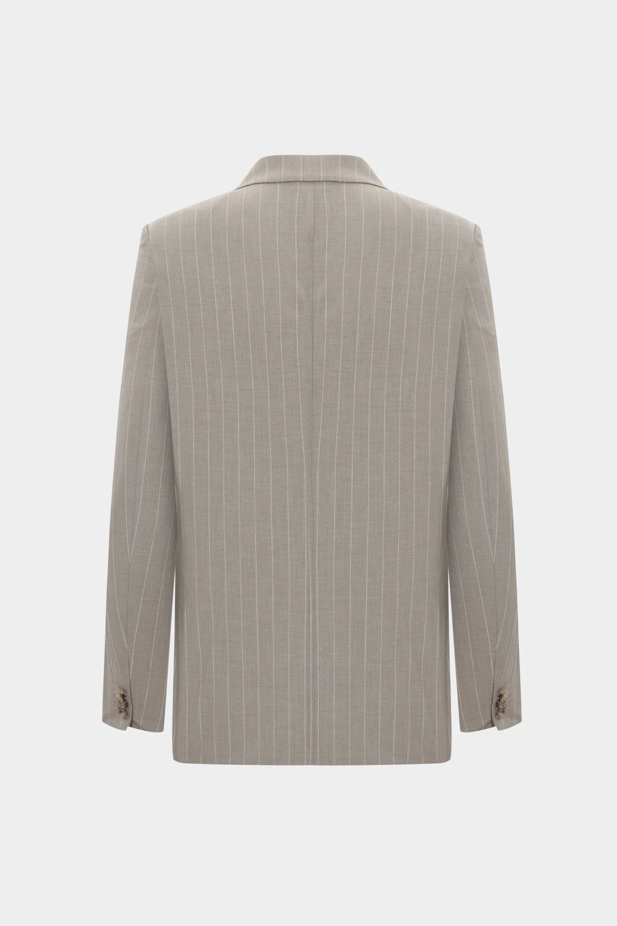 Twn Slim Fit Bej Çizgili Takim Elbise