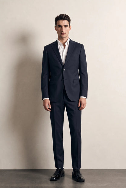 Ds Damat Comfort Fit Lacivert Düz Takim Elbise