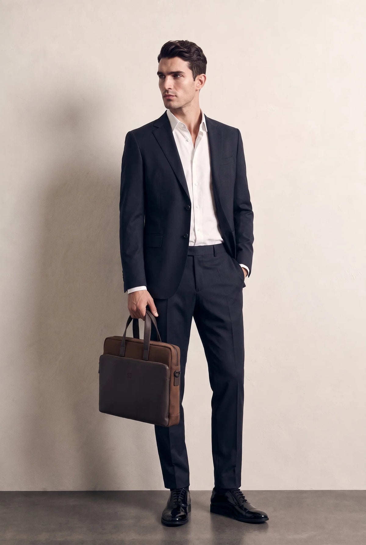 Ds Damat Comfort Fit Lacivert Düz Takim Elbise