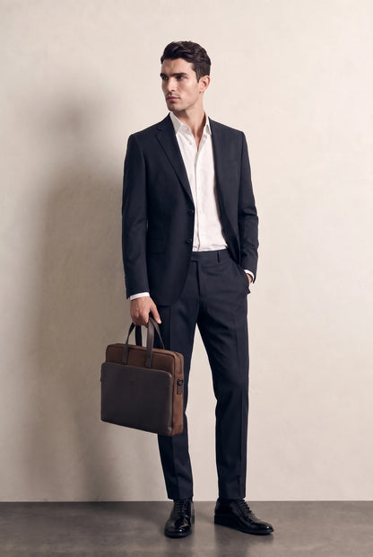Ds Damat Comfort Fit Lacivert Düz Takim Elbise
