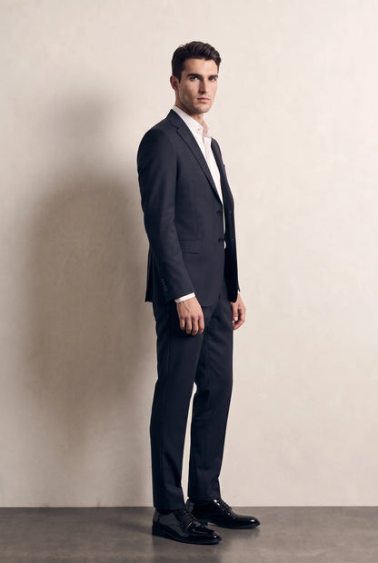 Ds Damat Comfort Fit Lacivert Düz Takim Elbise