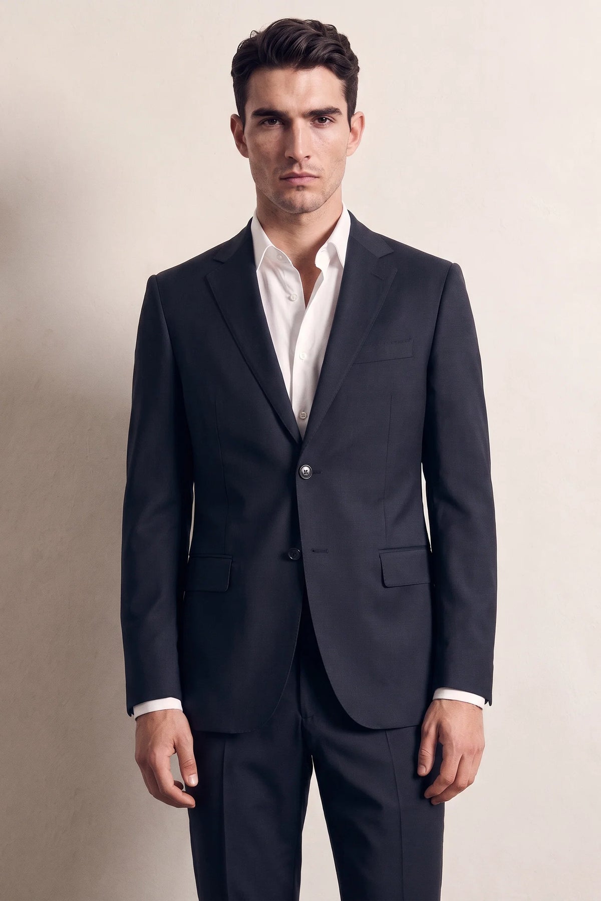 Ds Damat Comfort Fit Lacivert Düz Takim Elbise