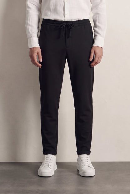 Twn Slim Fit Siyah Armürlü Jogger Pantolon