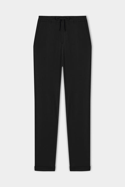 Twn Slim Fit Siyah Armürlü Jogger Pantolon