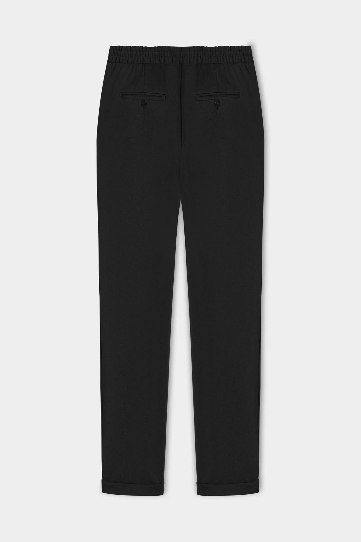 Twn Slim Fit Siyah Armürlü Jogger Pantolon