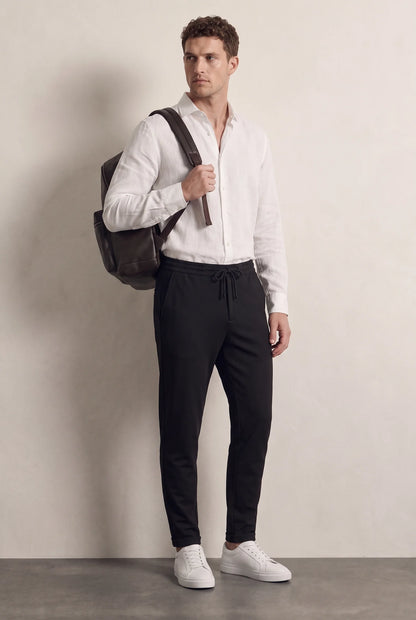 Twn Slim Fit Siyah Armürlü Jogger Pantolon