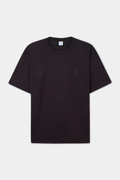 Twn Relaxed Fit Kahverengi Düz Modal T-shirt