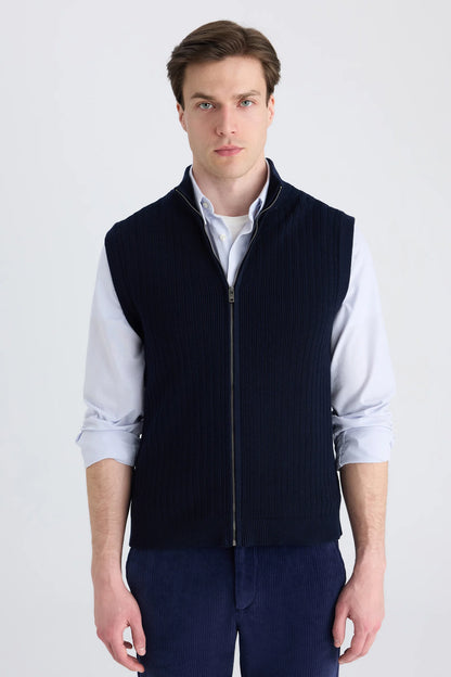 Twn Slim Fit Lacivert Süveter