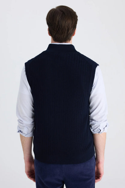 Twn Slim Fit Lacivert Süveter