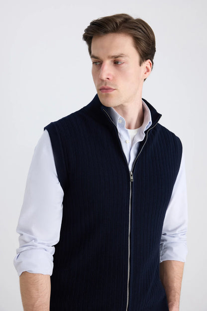 Twn Slim Fit Lacivert Süveter