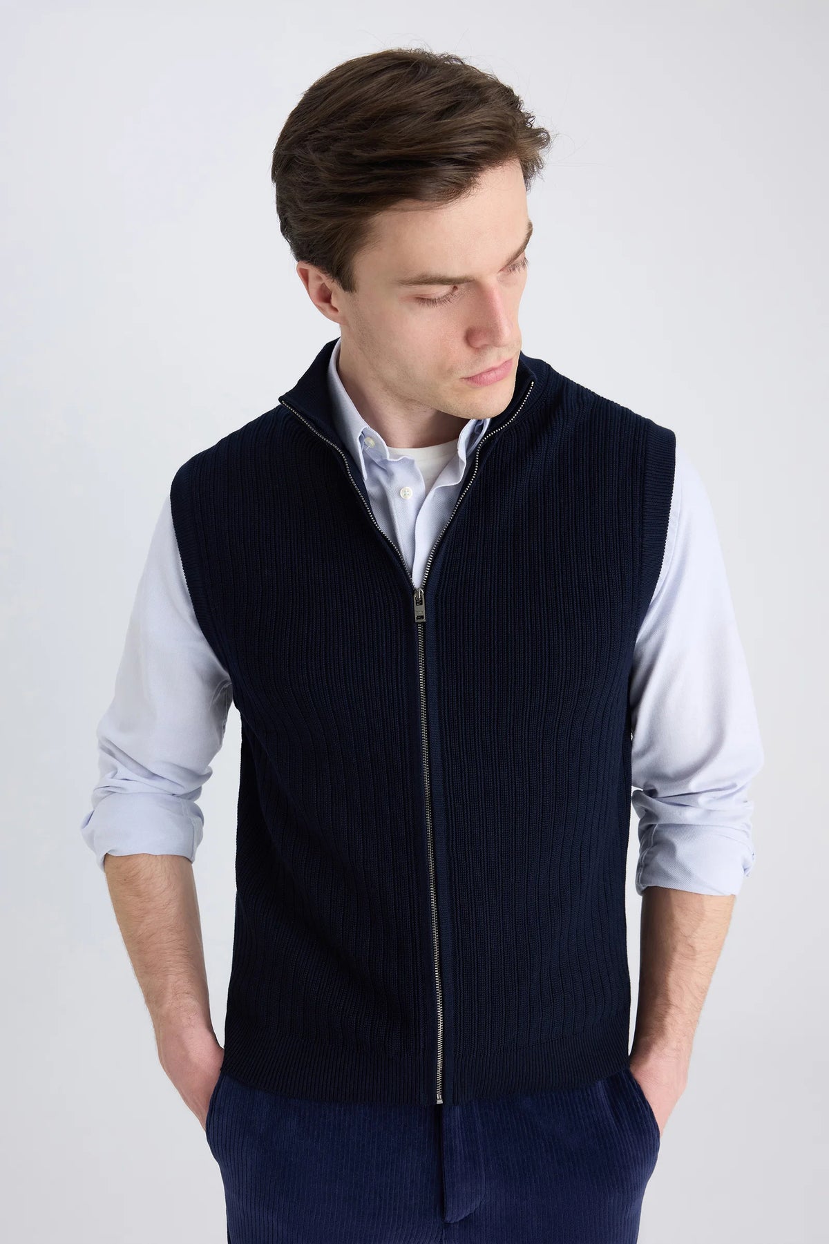 Twn Slim Fit Lacivert Süveter