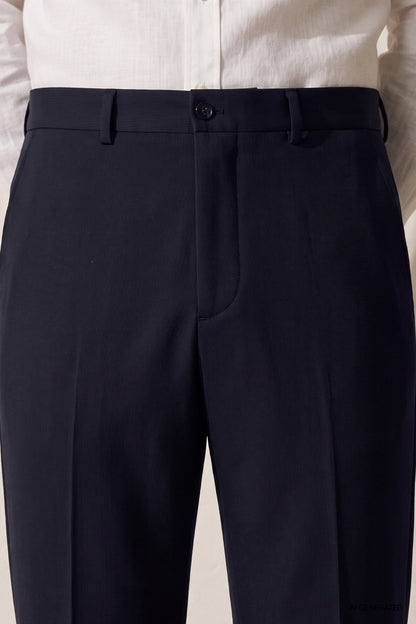 Twn Relaxed Fit (pilesiz) Lacivert Çizgili Jogger Pantolon
