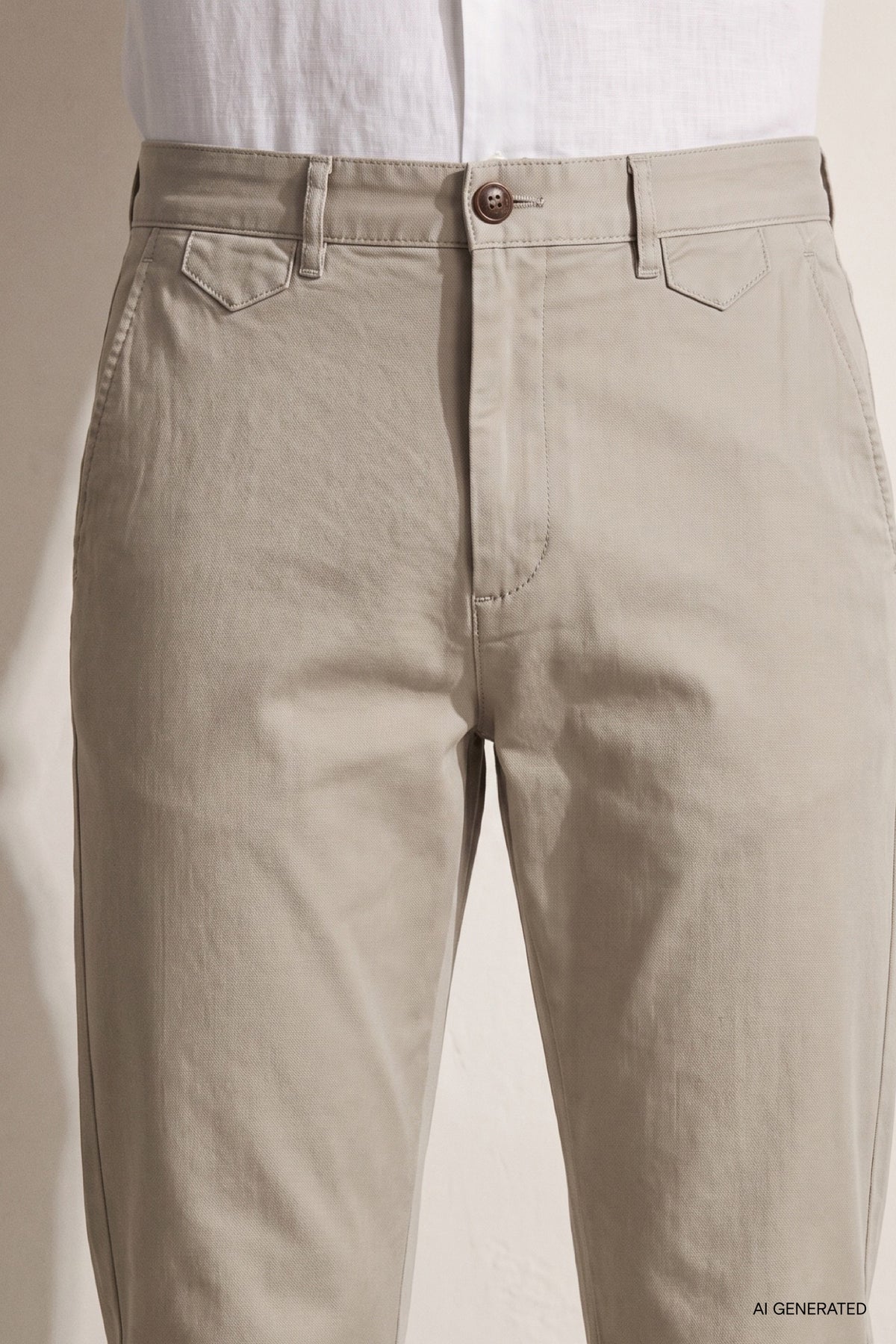 Twn Slim Fit Taş Armürlü Chino Pantolon