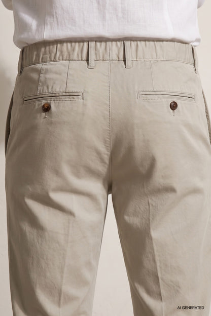 Twn Slim Fit Taş Armürlü Chino Pantolon