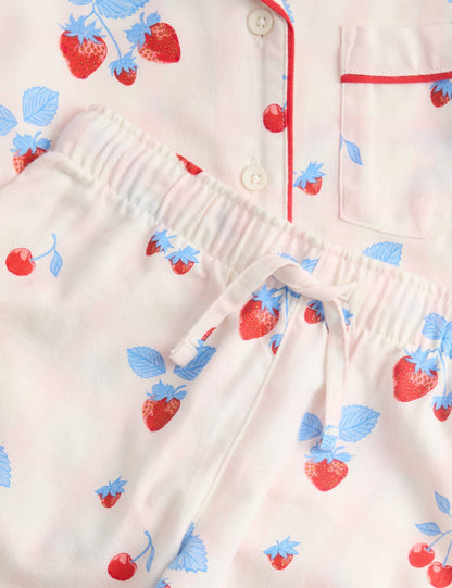 Meyve Desenli Pijama Takımı
