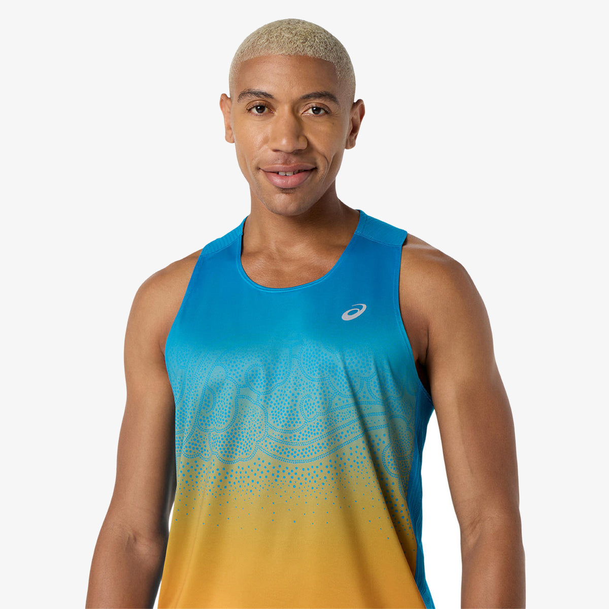 Asics Road Fade Singlet Erkek Siyah Koşu T-shirt