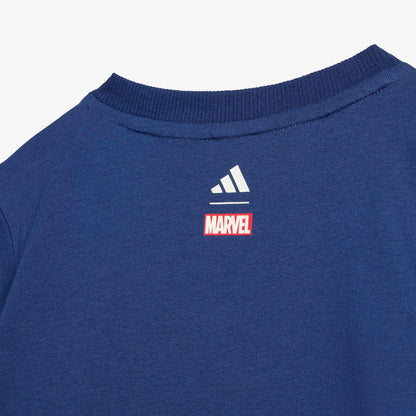 Adidas Marvel Set Çocuk Mavi Şort Takım