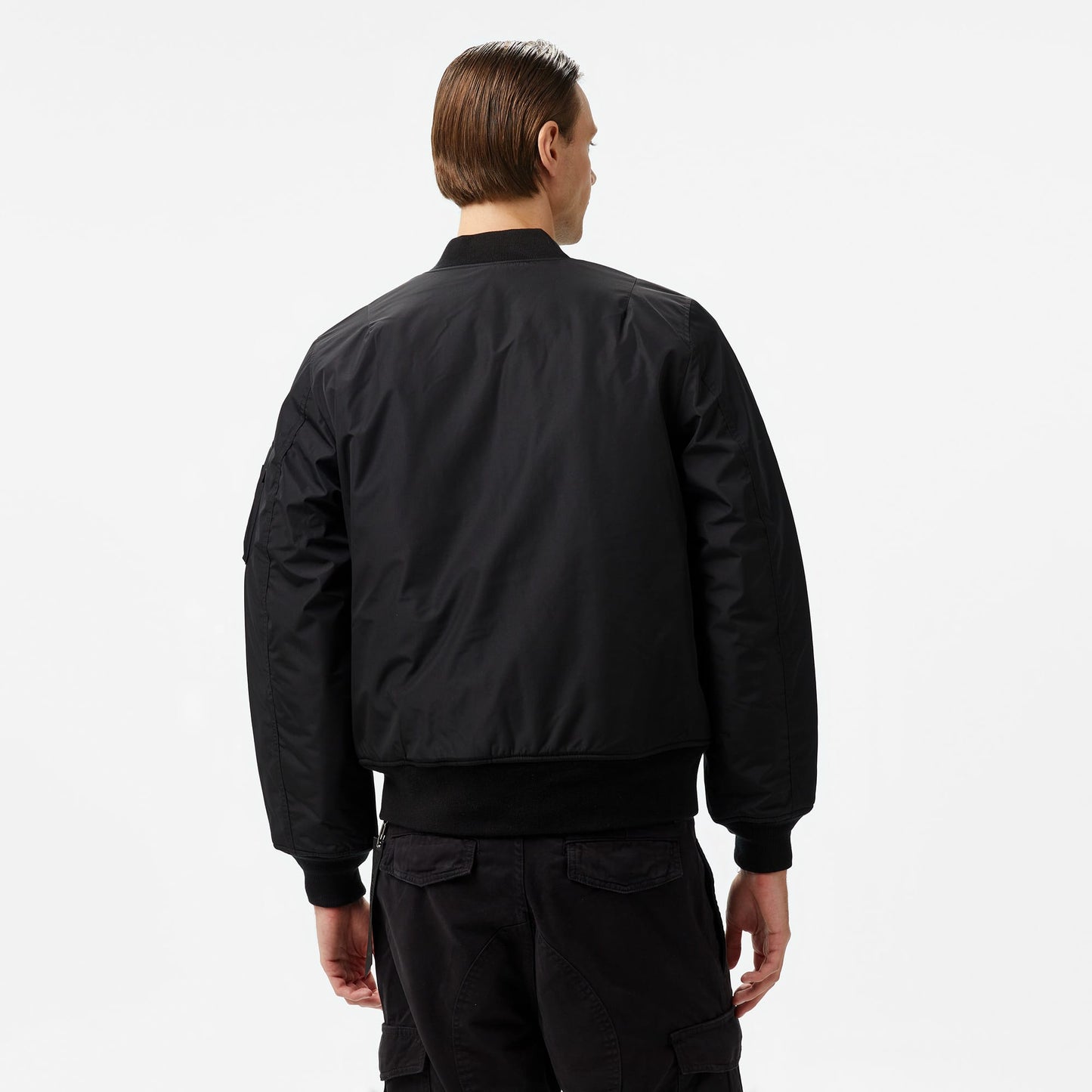 Alpha Industries  Reversible Onion Quilted Ma-1 Flight Unisex Siyah Ceket