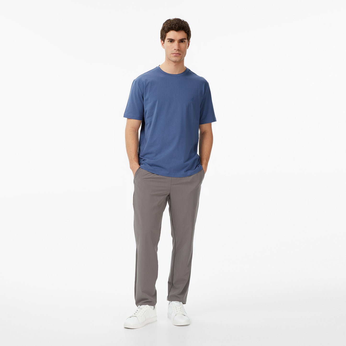 Nautica Erkek Mavi Regular Fit T-shirt