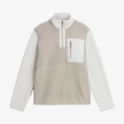 The North Face The Yumiori 1/4 Zip Fleece Erkek Bej Polar