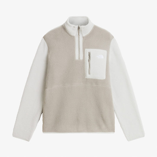 The North Face The Yumiori 1/4 Zip Fleece Erkek Bej Polar