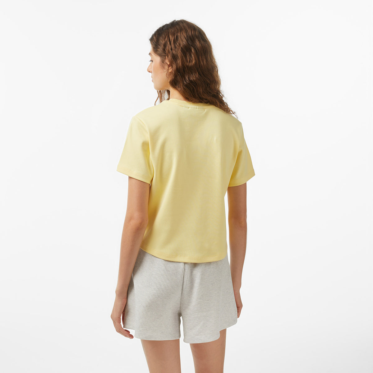 Converse Kadın Krem T-shirt