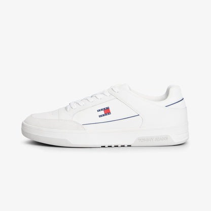 Tommy Hilfiger Cupsole Leather Erkek Beyaz Spor Ayakkabı