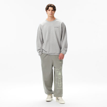 Les Benjamins Erkek Gri Sweatshirt