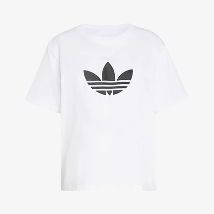 Adidas Trefoil Boxy Kadın Beyaz T-shirt