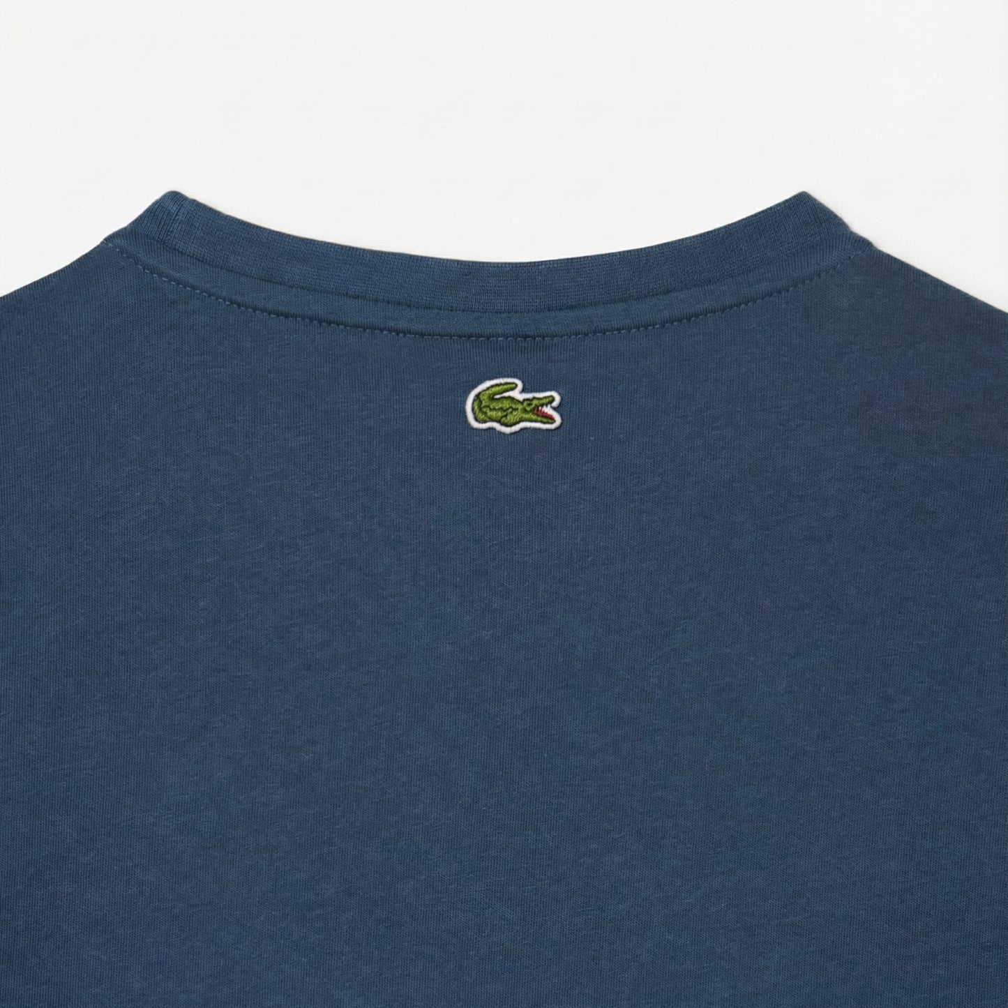 Lacoste Çocuk Bisiklet Yaka Baskılı Lacivert T-shirt