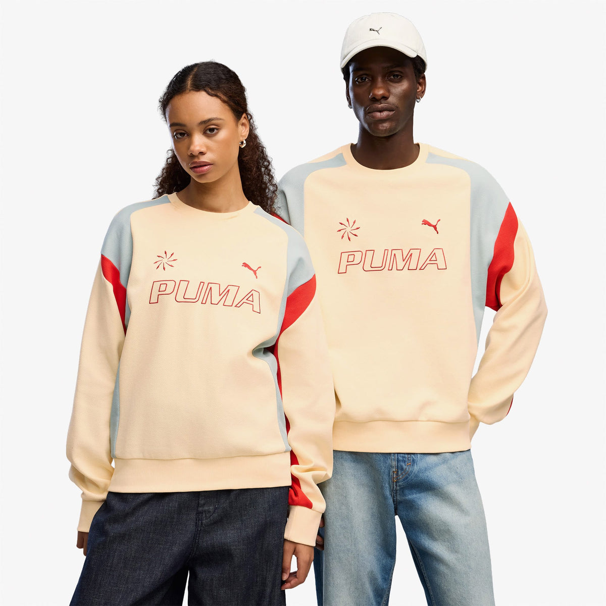 Puma Future Archive Unisex Bej Sweatshirt