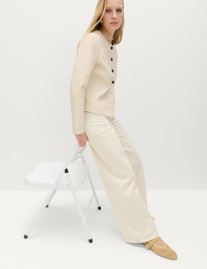 Pamuklu Wide Leg Pantolon