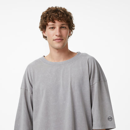 United4 Oversize Fit Erkek Gri T-shirt