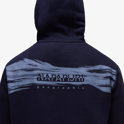 Napapijri B-back Graphic Erkek Mavi Sweatshirt