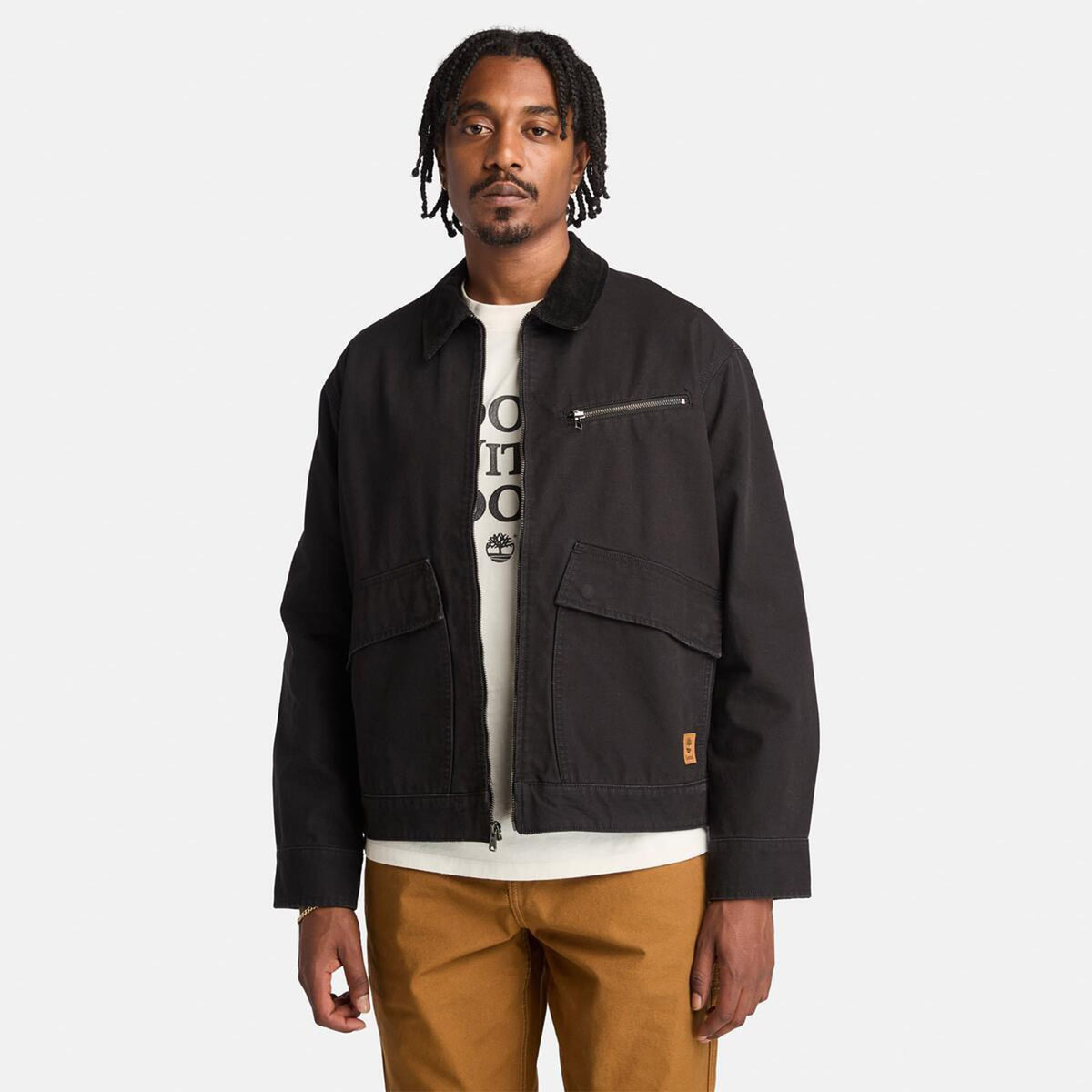 Timberland Straford Washed Regular Fit Erkek Siyah Ceket