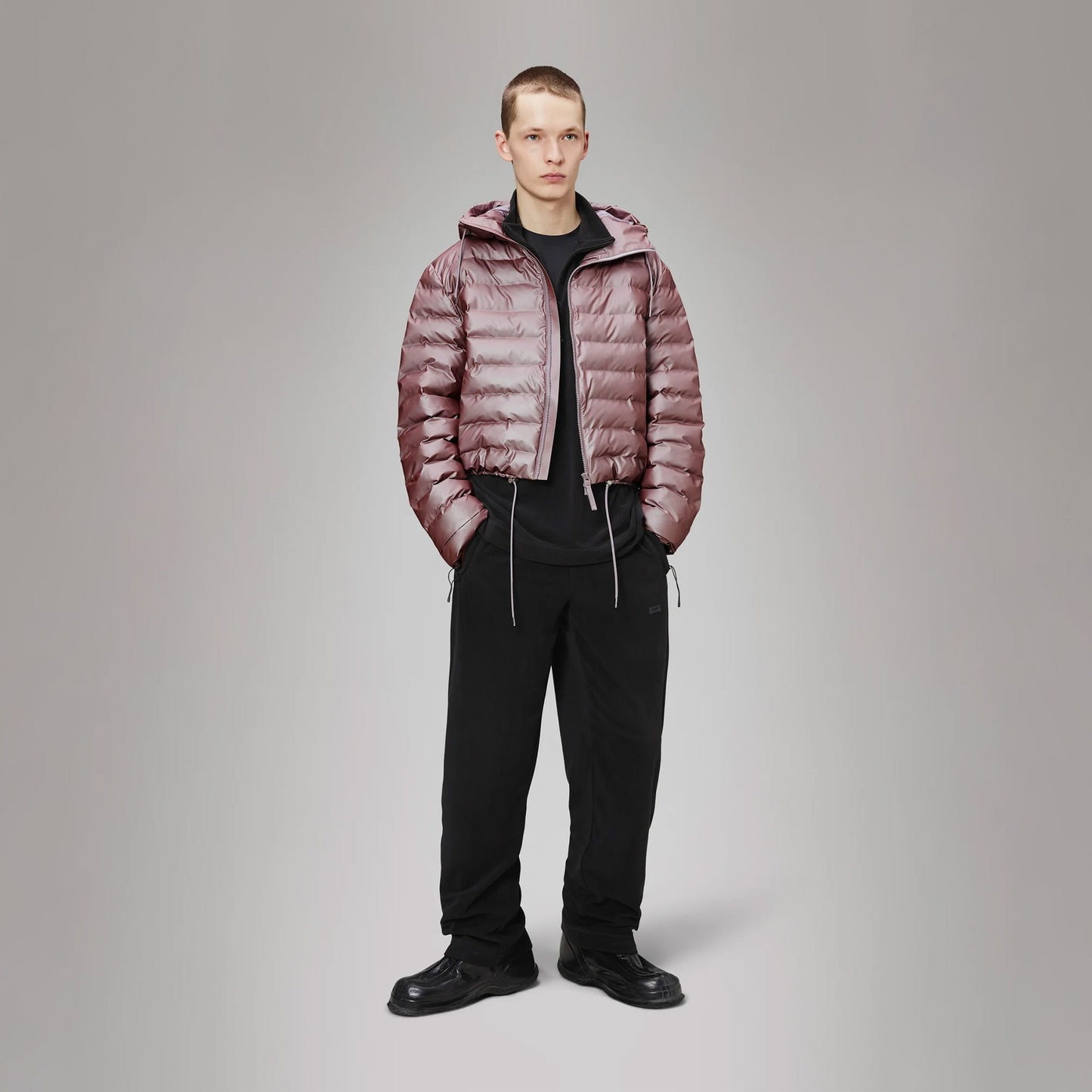 Rains Lohja Puffer W3t2 Kadın Pembe Mont