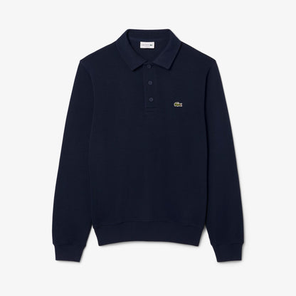 Lacoste Erkek Classic Fit Polo Yaka Lacivert Sweatshirt