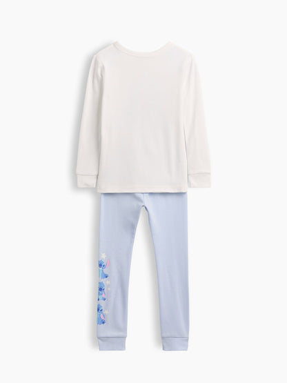 Açık Mavi Disney Lilo Ve Stitch Pijama Takımı