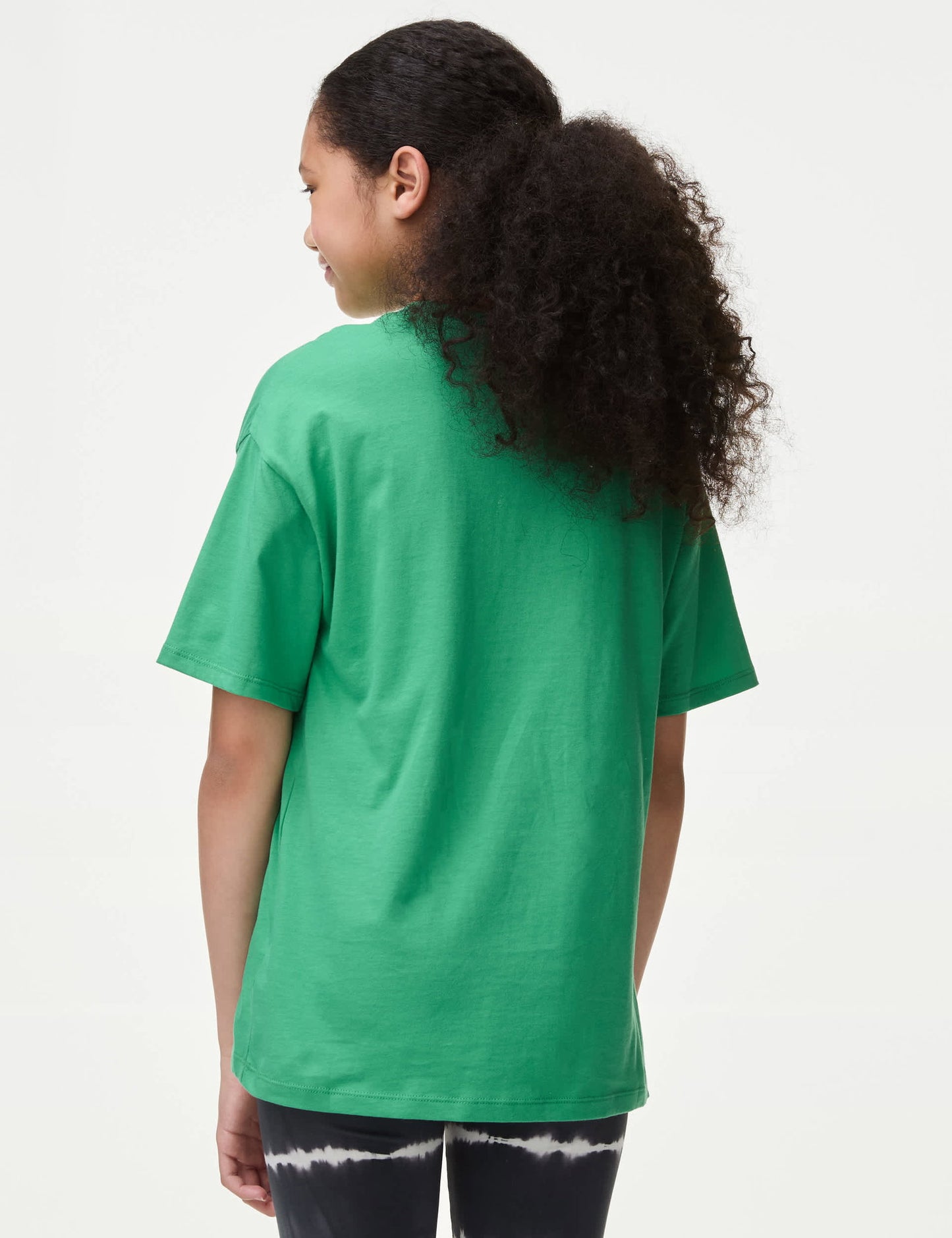 Saf Pamuklu Kısa Kollu T-shirt (6-16 Yaş)