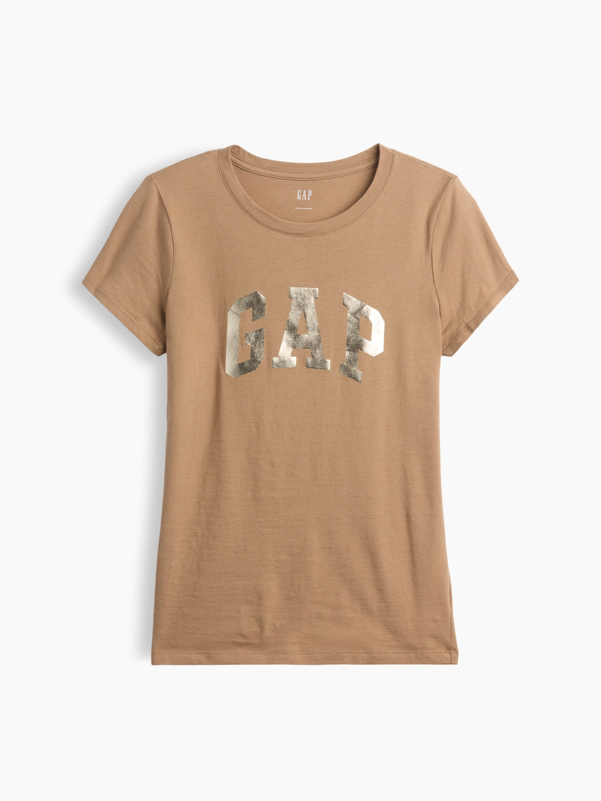 Açık Kahverengi Gap Logo T-shirt