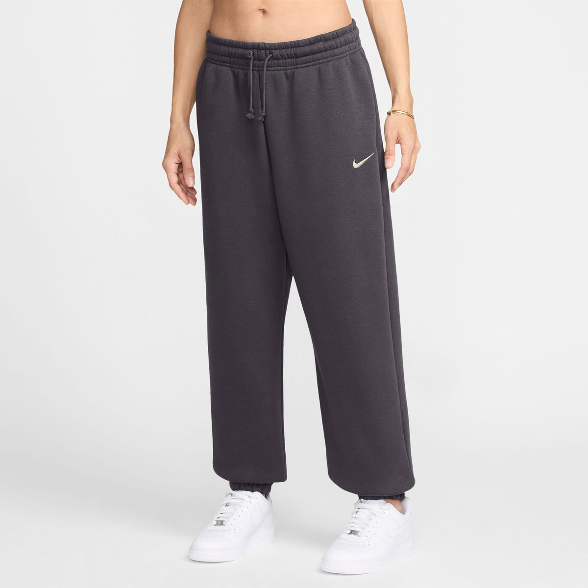 Nike Sportswear Phoenix Fleece Kadın Gri Eşofman Altı