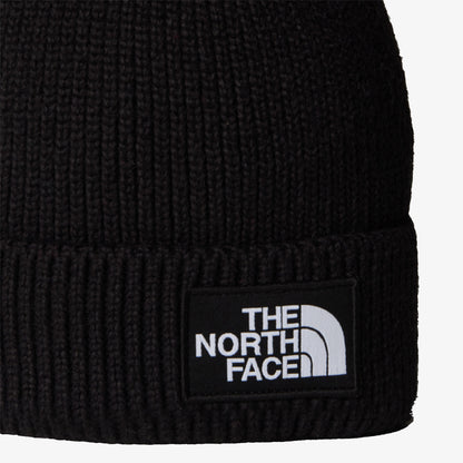 The North Face Logo Box Cuffed Unisex Siyah Bere