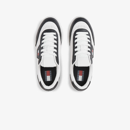 Tommy Hilfiger The Greenwich Edge Leather Kadın Bej Spor Ayakkabı
