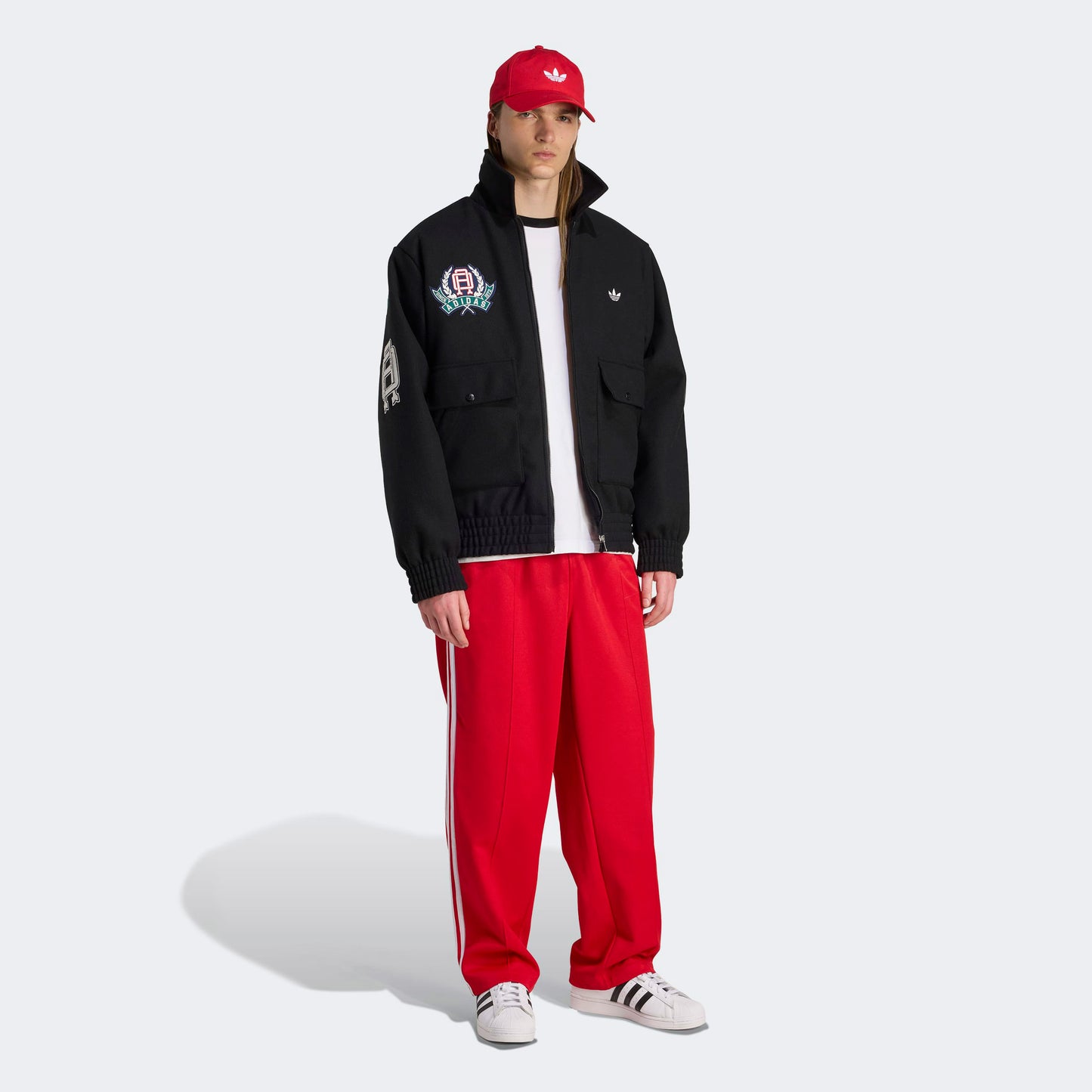 Adidas Vrct Erkek Siyah Yün Ceket