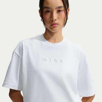 Nike Sportswear Luxe Boxy Kadın Beyaz T-shirt