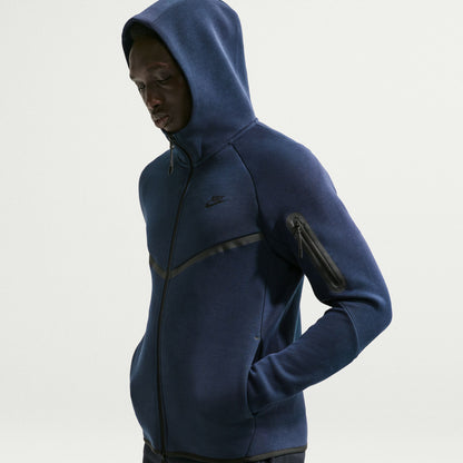 Nike Tech Fleece Full Zip Erkek Mavi Sweatshirt