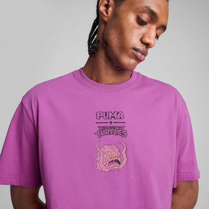 Puma X Tmnt Graphic Erkek Mor T-shirt