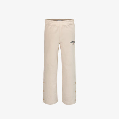 Tommy Hilfiger Wide Leg Çocuk Bej Eşofman Altı