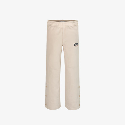 Tommy Hilfiger Wide Leg Çocuk Bej Eşofman Altı