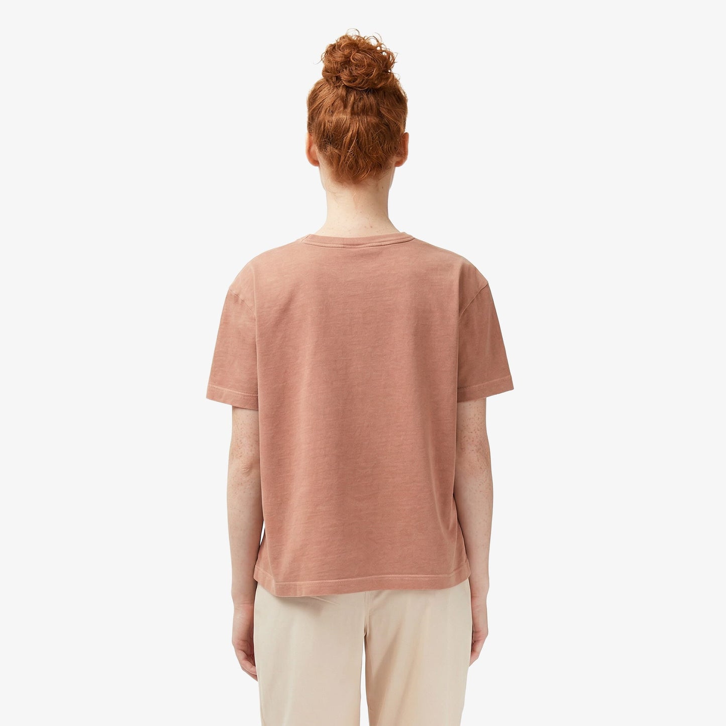 Lacoste Regular Fit Kadın Pembe T-shirt